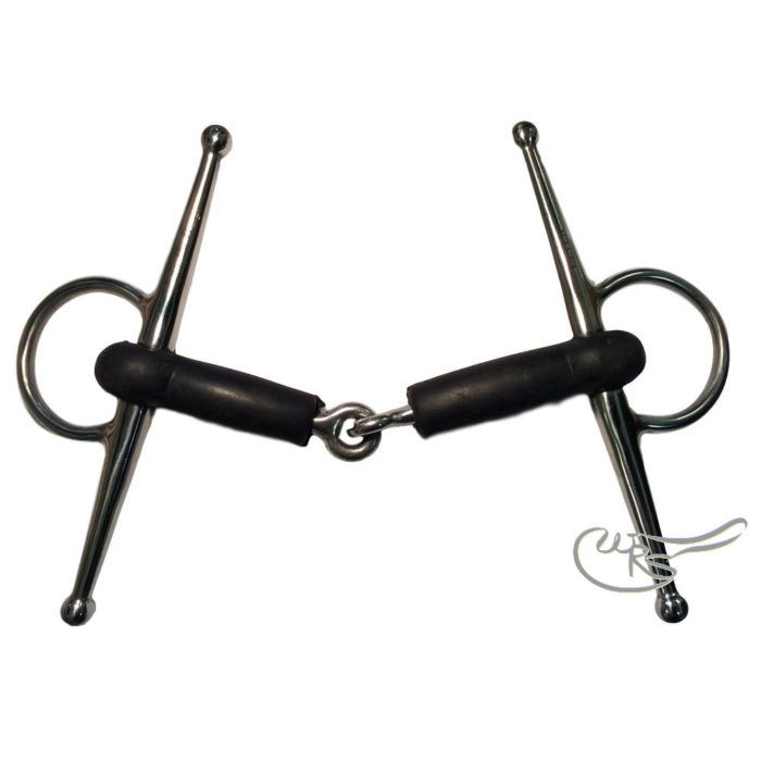 Full Cheek Rubber Covered Jointed Snaffle