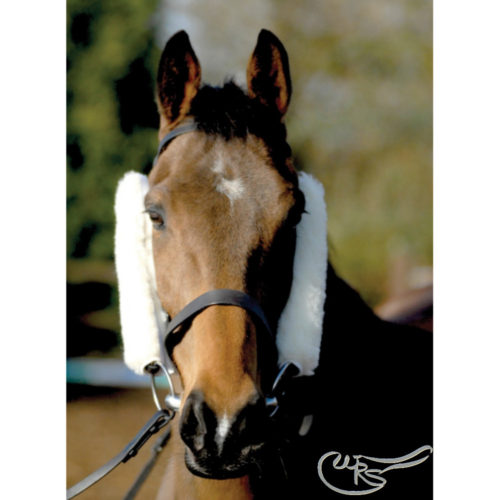 NuuMed Sheepskin French Blinkers, Natural