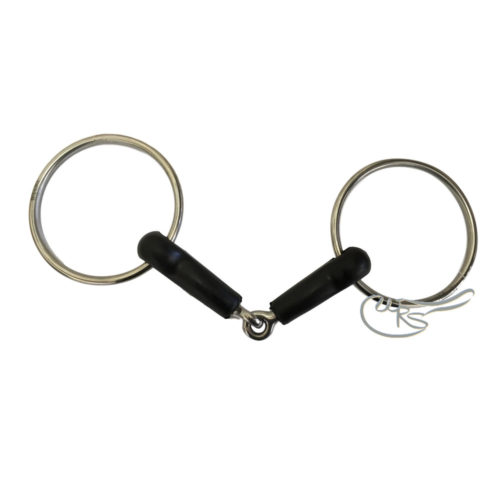 Loose Ring Rubber Jointed Snaffle